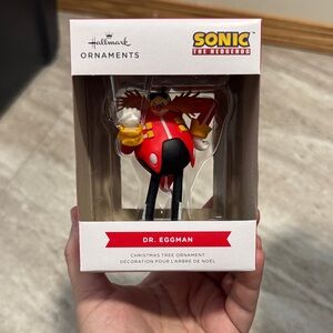 Hallmark Sonic Dr. Eggman Ornament - Red and Black